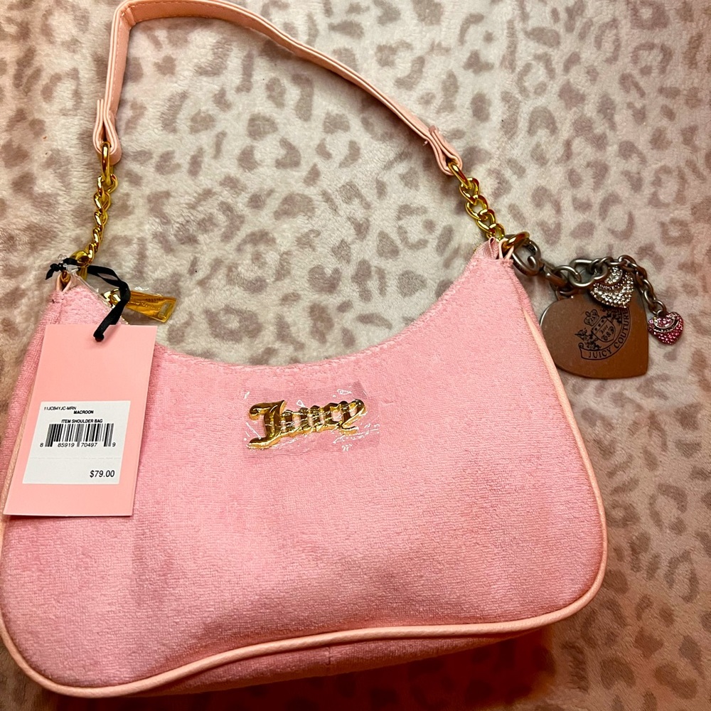 Pink juicy couture shoulder purse